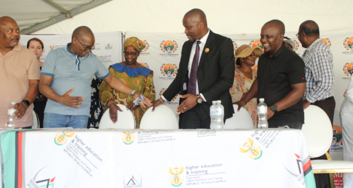 inkosi langalibalele donates land